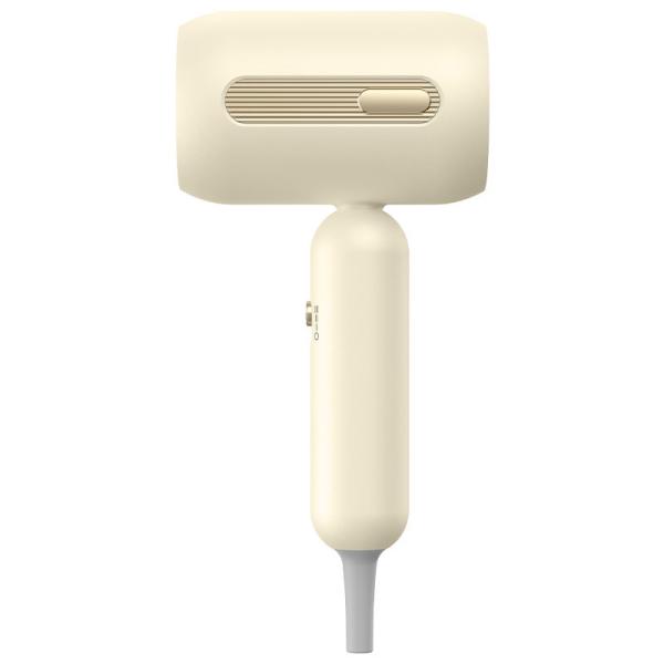 Amarelo Mini portátil 1900W Poderoso secador de cabelo de íons negativos de secagem rápida