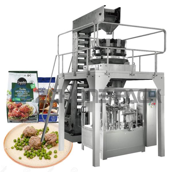 304/316 Acier inoxydable Aliments Snacks Snacks Viande Machine d'emballage multifonctionnelle Anti-corrosion et anti-oxydation