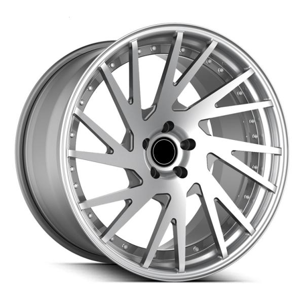 Carbon fiber lip Forged wheels Customized 19 20 21 22 inch custom 2 piece wheels