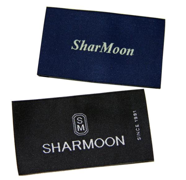 Gold Thread Clothing Woven Labels Custom-made Custom Color for  Men Garment