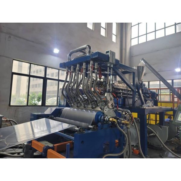 PP CPP CPE Cast Film Extrusion Production Line PLC Intelligent Control
