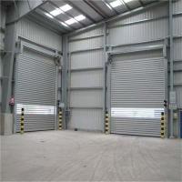 Finished Aluminum Alloy Fast Rolling up and Shutting Security Warehouse Garage Door