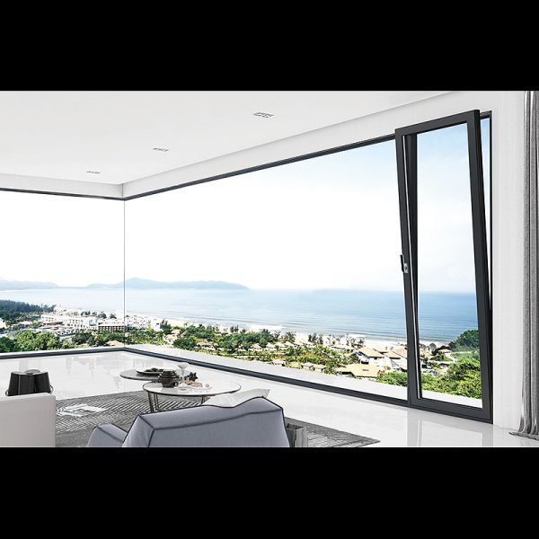 Safe Durable Aluminum Tempered Glass Entry Door Easy To Clean