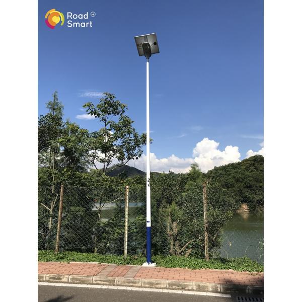 Die - Cast Aluminum Integrated Solar Powered Outdoor Lights 210lm / W Batwing Lens