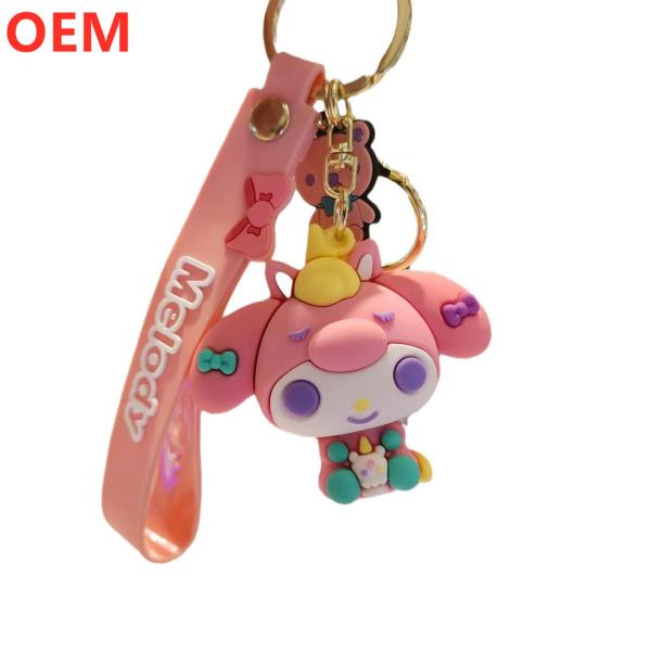カスタム3Dアニメキーチェン カスタマイズ OEMデザイン PVCプラスチックキーチェン