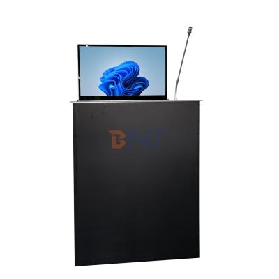 15.6/17.3/18.5 Hidden Desk Retractable Motorized Pop up Computer Mechanism LCD Monitor Lift for Paperless Conference System