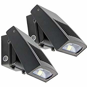 30W Led Dusk To Dawn Wall Pack Light With Photocell Adjustable Head Outdoor Security