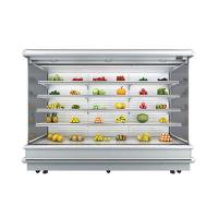 10M Vitrine de produtos lácteos Bebidas Display Frigorífico Multideck Open Chiller