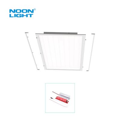 Recessed 2x4 flat Light Panels With Bi Level PIR Sensor