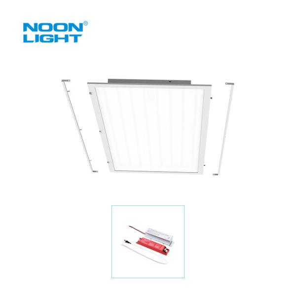 Recessed 2x4 flat Light Panels With Bi Level PIR Sensor
