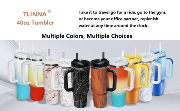 40oz de silicone de botas de palha tapa tapa de viagem caneca de café Stanley de aço inoxidável copo com alça