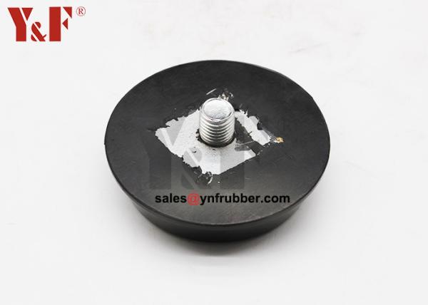 Black Compactor Rubber Mounts Shock Reduction Hydraulic Breaker Rubber Mount