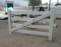 White Farm Style Vinyl Fence 1.5m Height Easy Install Pvc Ranch Rail Fence