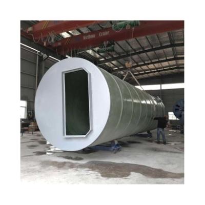 GRP Compact Integrated Water Lift Station for Flood Control Sewage Solution