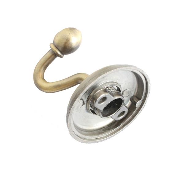 Metal Strong Bathroom Robe Hook Classical Bathroom Curtain Hooks