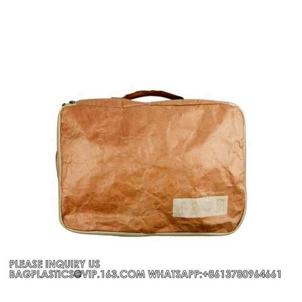 Dupont Tyvek Cosmetic Bag Travel Lightweight Tyvek Makeup Bag Pouch, handle bag, handybag, tote bag, grocery shopper