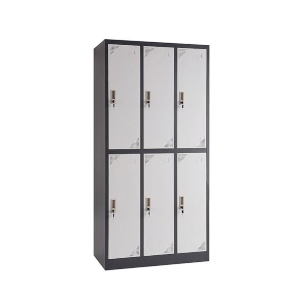 Armários de aço das portas do cacifo de armazenamento 6 do arquivo do metal do Office Home
