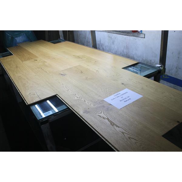 300mm Natural Oiled Oak Engineered Wood Flooring EF Grade Poplar