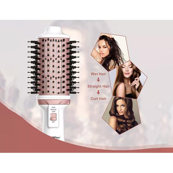 Гребень раскручивателя волос Antiscalding электрический чистит анти- щеткой Frizz универсальное