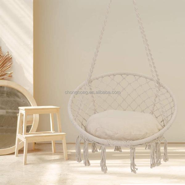 Hammock Patio Swing Chair Yard Garden Macrame Swing Hanging Chair Pet Hammock