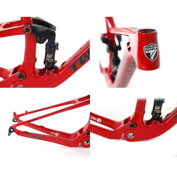 Этикеты лазера полных кабелей рамки углерода MTB Twitter подвеса внутренних УЛЬТРАФИОЛЕТОВЫЕ красочные