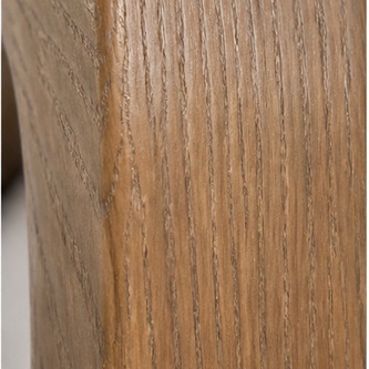 Organic Modern Solid Wood Armchair with Upholstered Seat  LG-5003