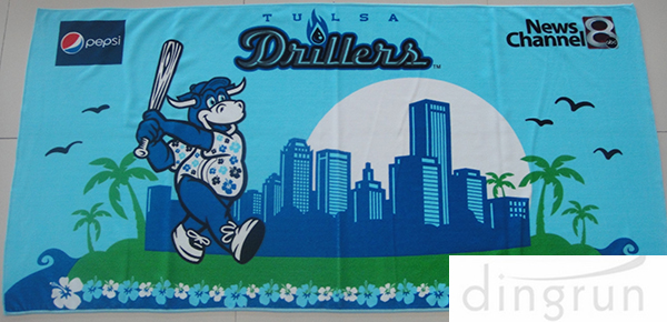 Brand Print Cartoon Travel Custom Microfiber Towels Fabric Quick Drying Outdoors Sports