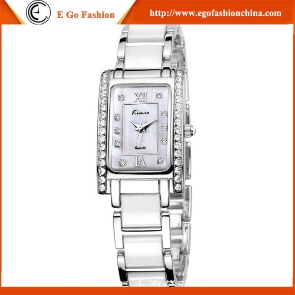 KM12 Fashion Casual Luxury Women's Men Stainless Steel Band Quartz Analog Wrist Watch New