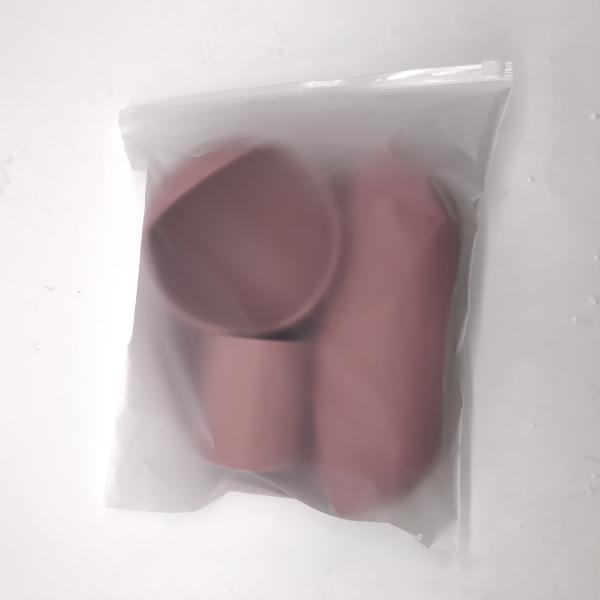 Eco Friendly Silicone Suction Divided Plate Colorful Baby Feeding Necessities PVC Free