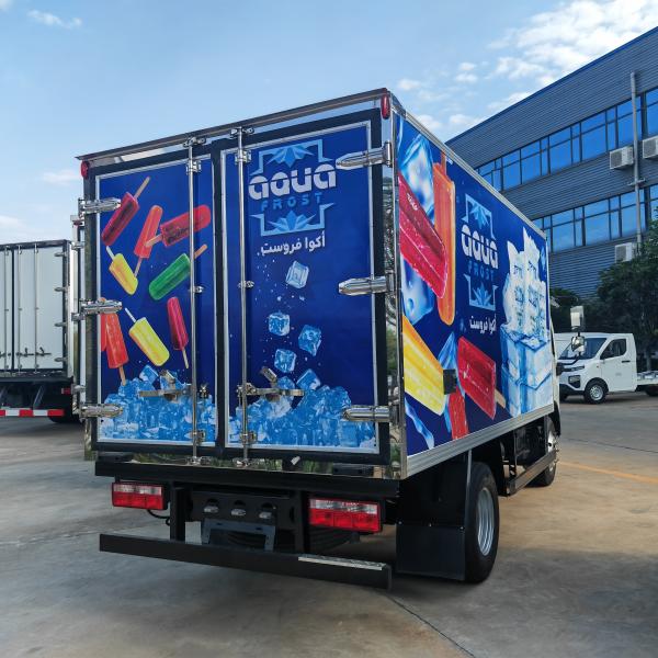 Dongfeng Dollicar 5 Ton Cold Storage Freezer Refrigerated Box Van Truck