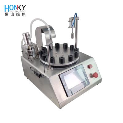 Desktop Semi-auto Spray Bottle Small Volume Vial Filling And Capping Machine With High Precision Pump Filling Pump