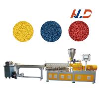 200 kg/h Machine à masterbatch informatisée à revêtement en poudre extrudeuse à double vis en plastique