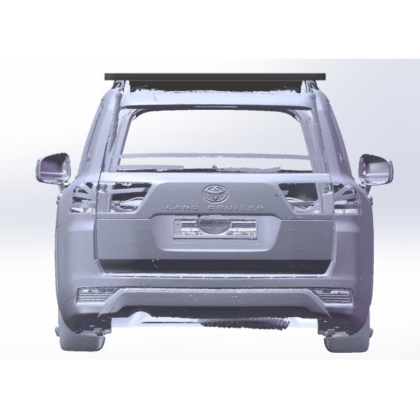 Black Powder Coating Car Roof Racks for Toyota LC150 LC200 LC300 Perfect for Camping