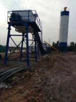 HZS120 Soluções de mistura de cimento de alta eficiência para instalações de bateria de concreto
