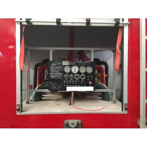 5000-7000l Special Purpose Truck , Water Tanker Fire Eengine Foam Fire Fighting Truck With 50m Work Height