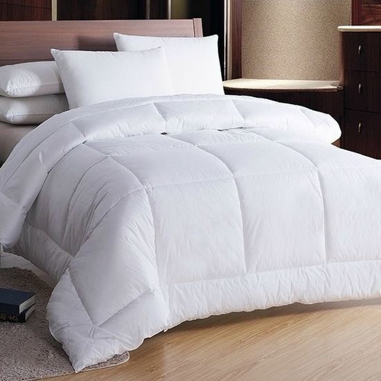 Luxury Cotton Fabric Hotel Duvet 90% White Duck Down Quilt Fashionable