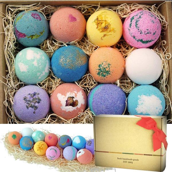 Private Label Mini Bath Bombs Set For Perfect Christmas Gift 3 Years Shelf Life