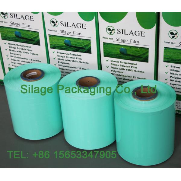 White Color Silage Wrap Film, 500mm*25mic*1800m,anti UV adhesive film, High Stretch Round Film for Nederlanden