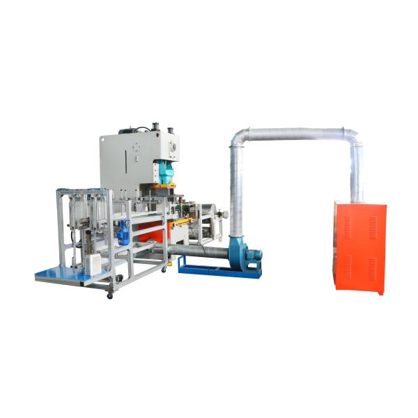Máquina de fabricação de bandejas de alumínio de motor principal de 7,5 kW para embalagens de alimentos perfeitas