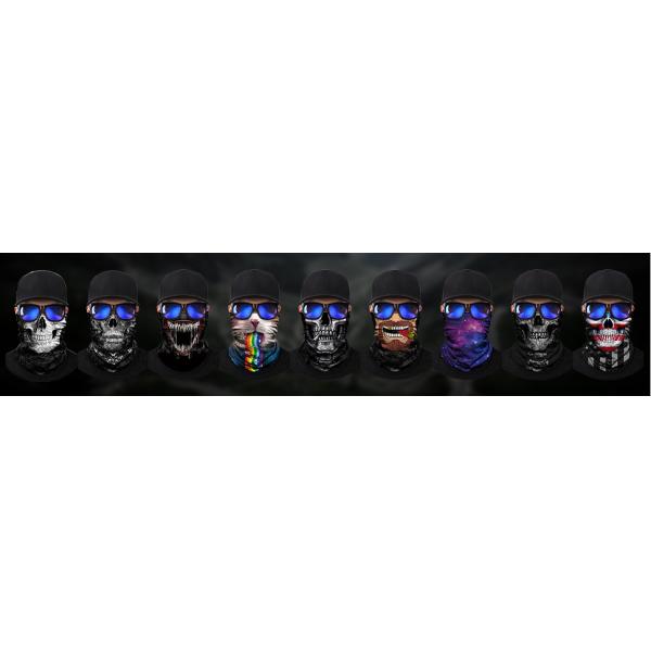 Neck Gaiter Face Mask Scarf Reusable Bandanas Tube UV Protection Headwear Balaclava Outdoor Sport for Men and Women