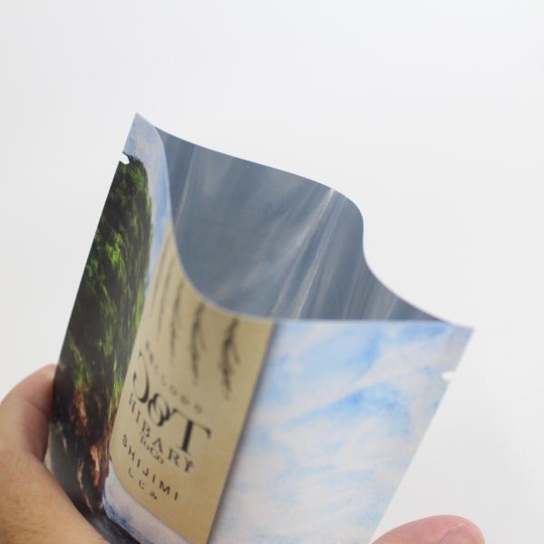 Moisture proof food grade plastic mini white 3 three side seal bag for rice tea