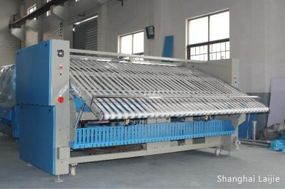 Automatic Laundry Bed Sheet Folding Machine , Hotel Linen Fabric Folding Machine
