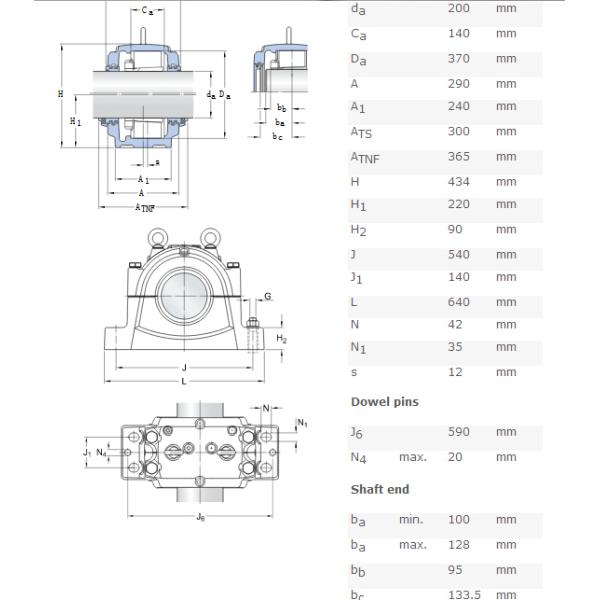 Large Size Plummer Block Roller Bearing Units SNL3140 SNL3144 SNL3148