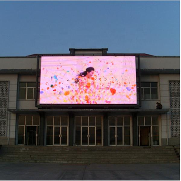 Fixed Installation Outdoor Advertising LED Display P10 For Church Social Media