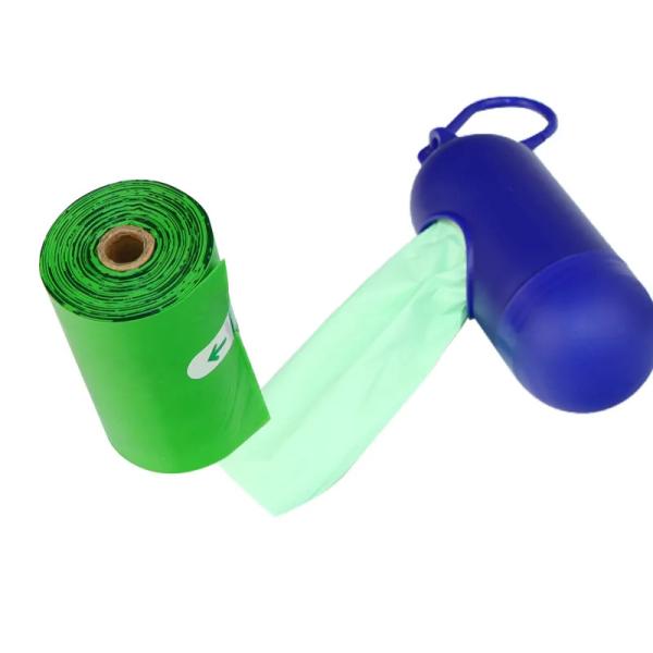 Cheiro de Limão Verde Colete de Resíduos reciclado Saco de cocô para cães