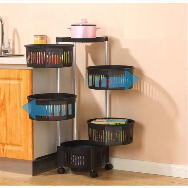Efficiently Organize Your Kitchen Cabinet with 4-Layer Multifunctional Pantry Storage