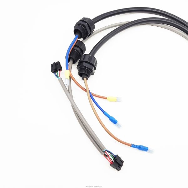 Waterproof 9P Vehicle Trailer Wire Harness with PVC Insulation and 600V Rated Voltage Cable Assembly