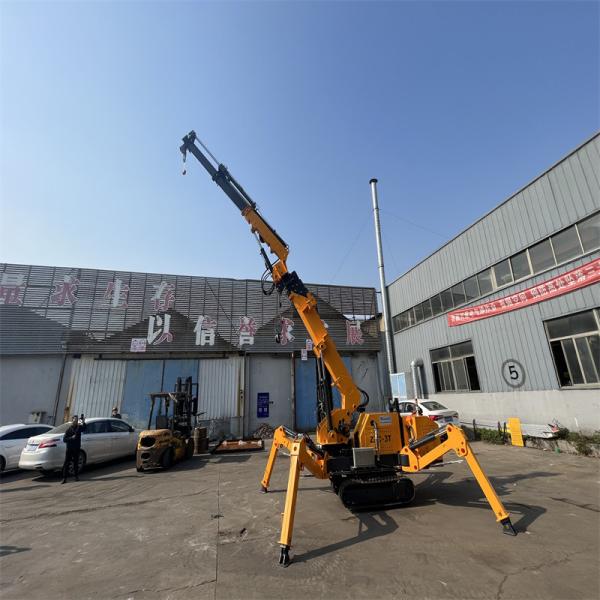 Téléscopique 3 tonnes de grue d'araignée