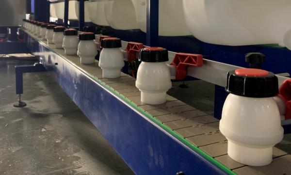 IBCグリッドケージフレーム 自動生産ライン,完全自動 IBCタンク漏れ検査マシンライン
