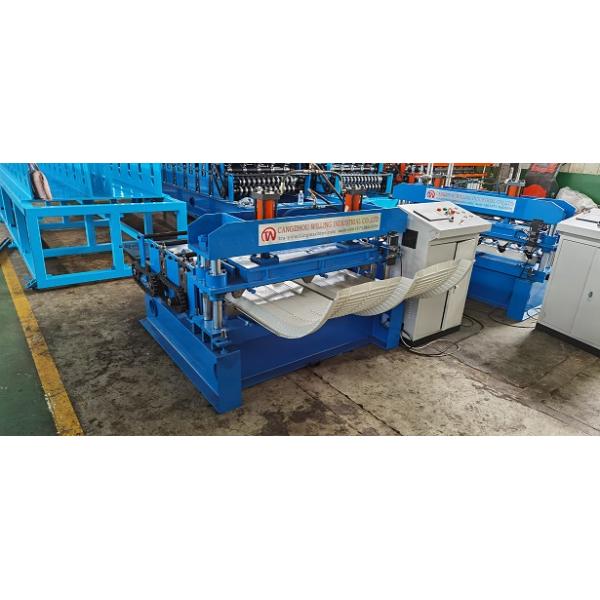Curving Pressure Galvalume 4kw Automatic Steel Bending Machine